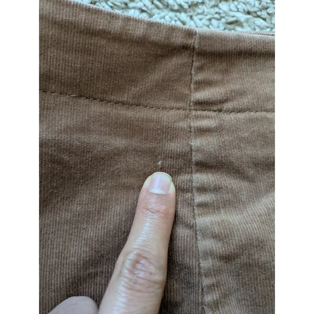 Banana Republic Corduroy Wrap Skirt Womens 4 Brown Twee 70S Academia Preppy
